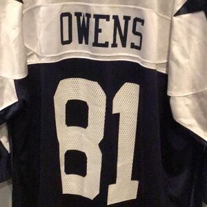 Reebok throwbacks Terrell Owens NFL Cowboys #81 jersey